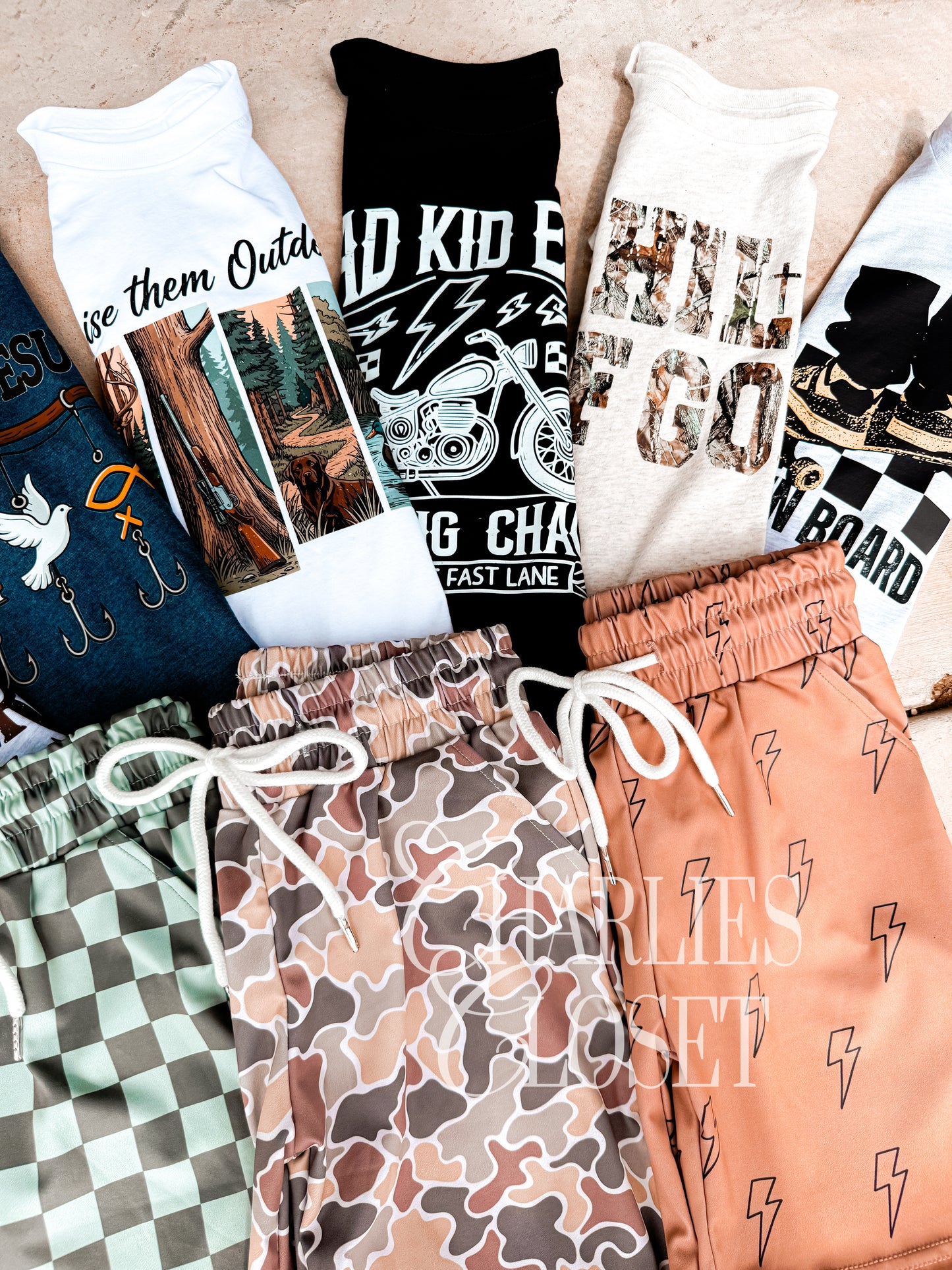 Boys Camo Pocket Shorts