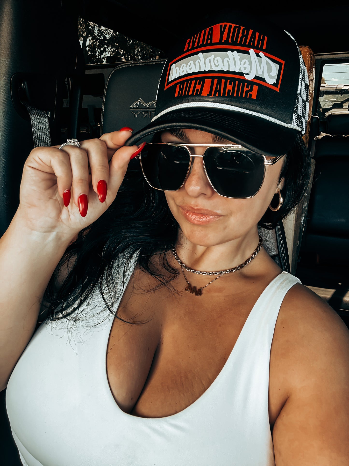 Motherhood social club trucker hat