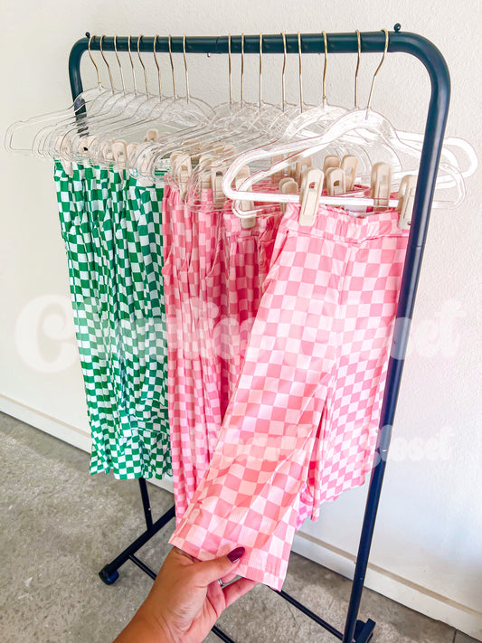 Checkered Pants