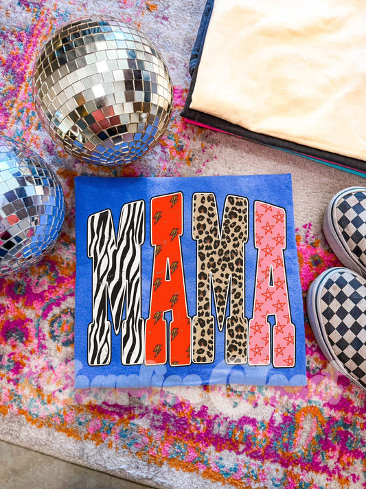 Mama Zebra & Leopard pullover