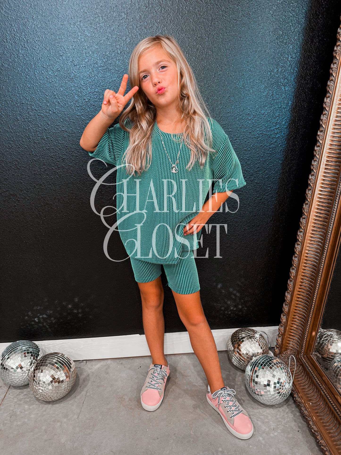 KIDS Oversized Fall Biker Sets