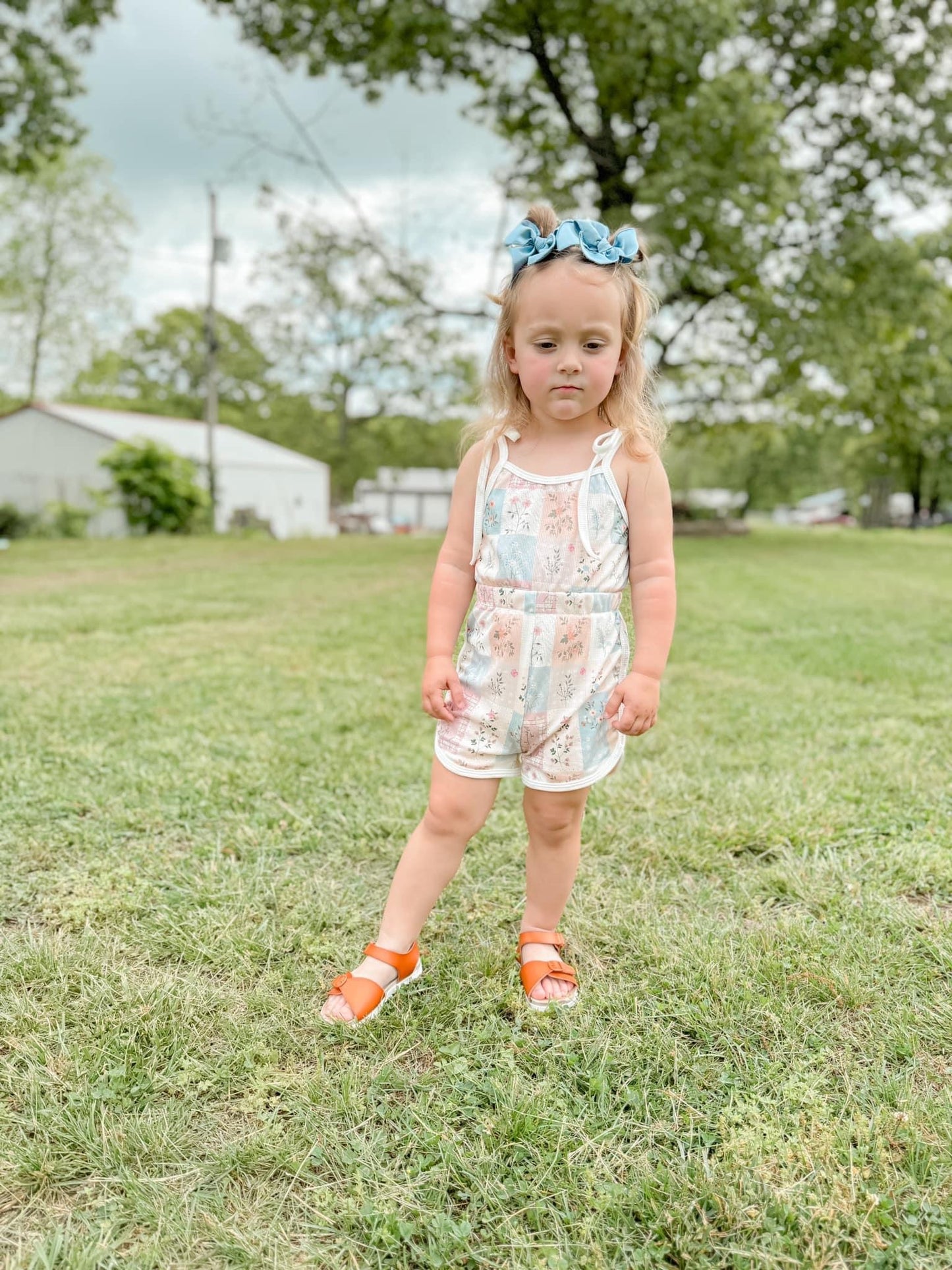 Patchwork romper