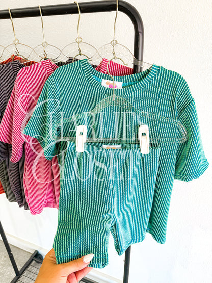 KIDS Oversized Fall Biker Sets