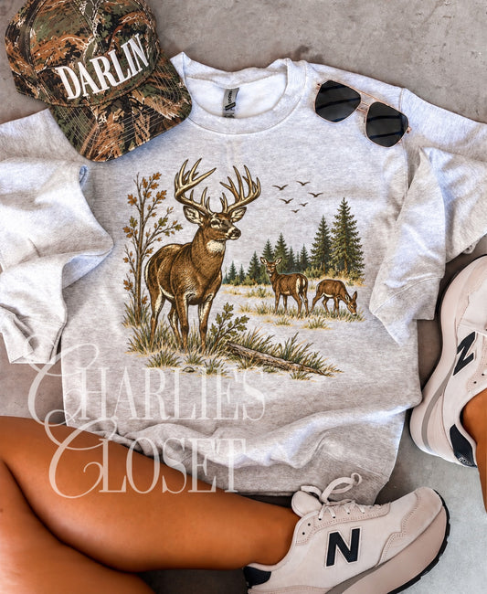 Deer with the doves