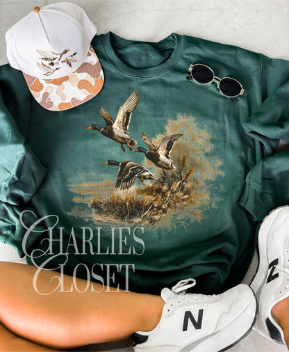 Vintage ducks style 1