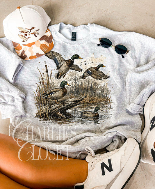 Vintage ducks style 3
