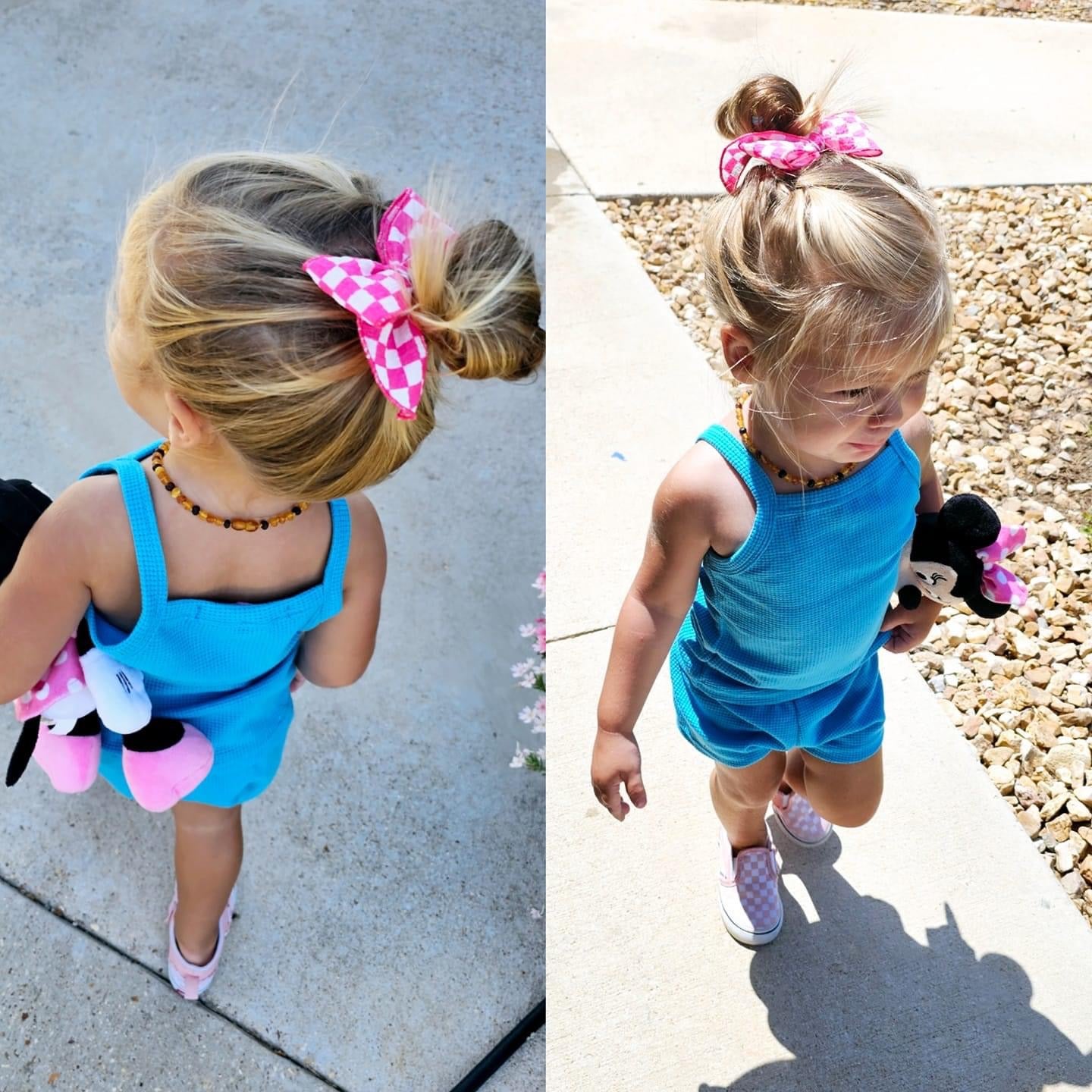 Pink Checker SAILOR Piggies