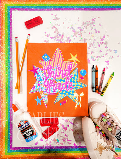 Preppy Pink Star Grades
