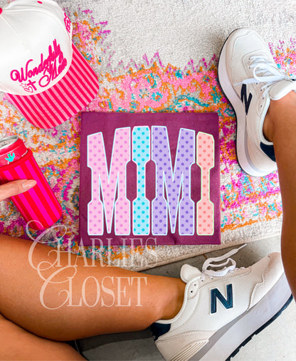 Polka dot name customs