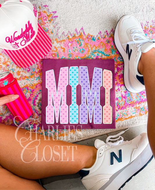 Polka dot name customs