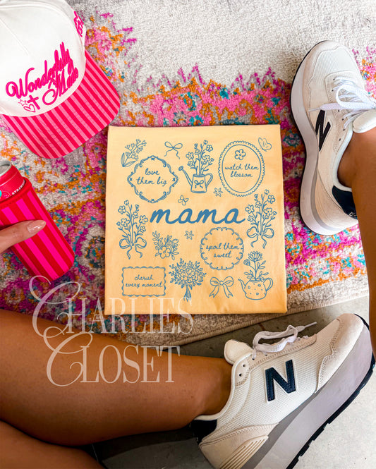 Cottage Core floral name custom