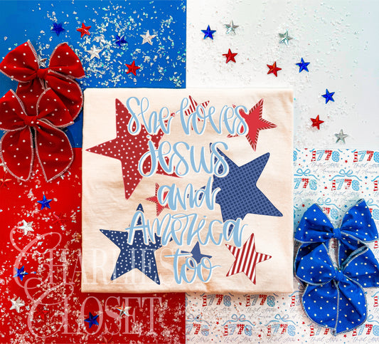 She loves Jesus & America too Stars