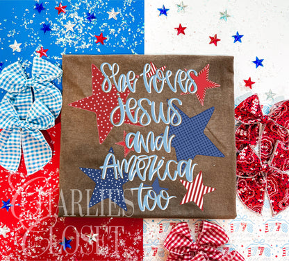 She loves Jesus & America too Stars
