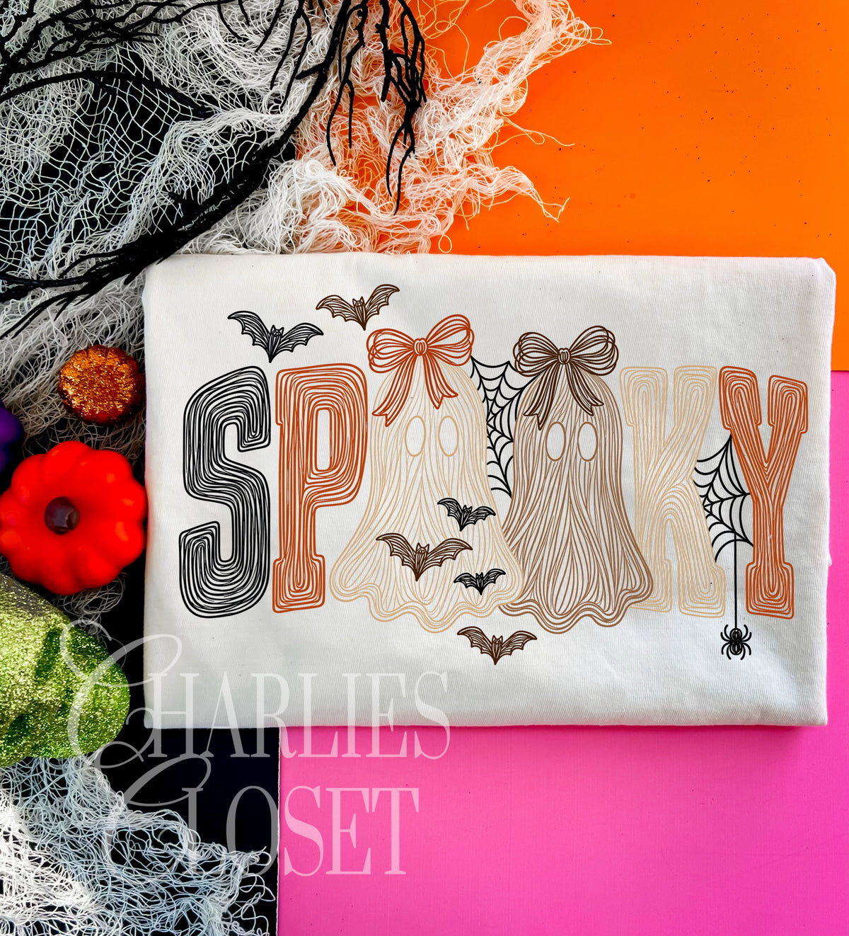Spooky lined Ghosts
