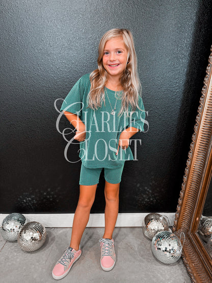 KIDS Oversized Fall Biker Sets