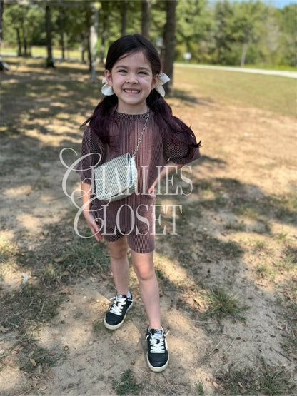 KIDS Oversized Fall Biker Sets