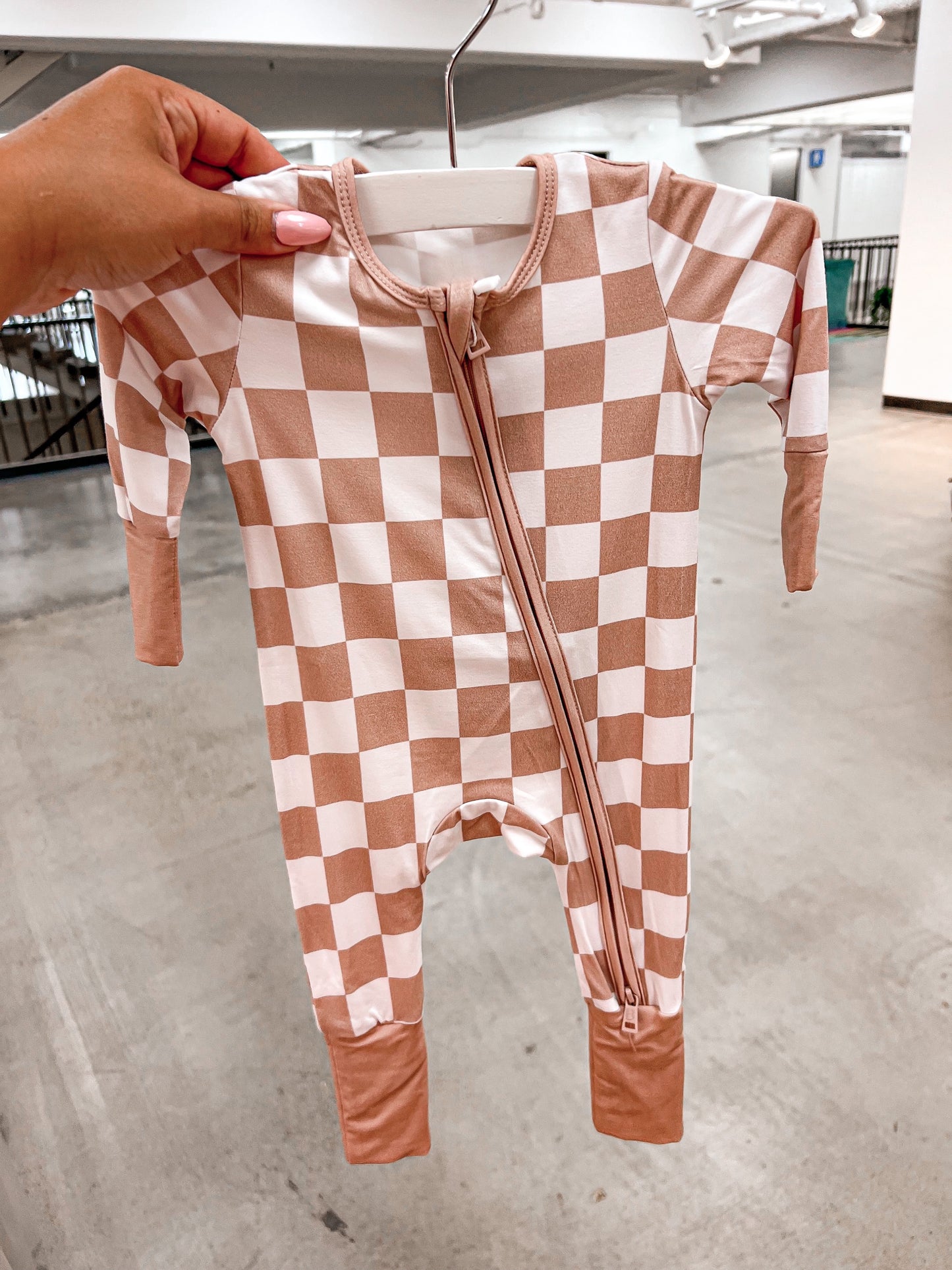 Checkered bamboo sleepers