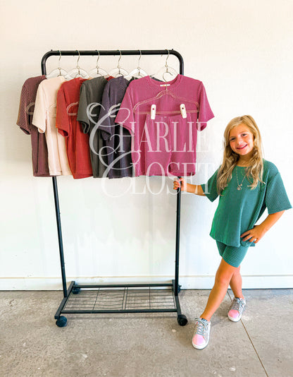 KIDS Oversized Fall Biker Sets