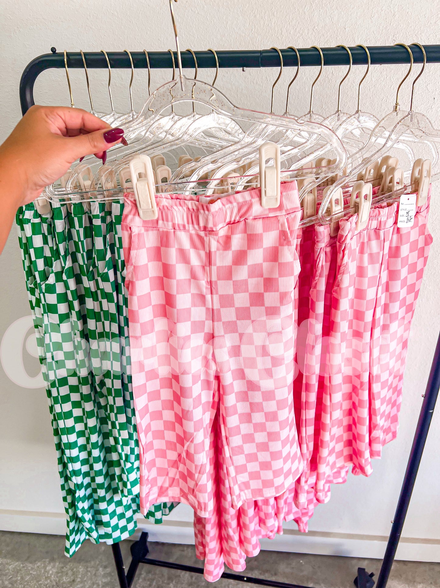 Checkered Pants
