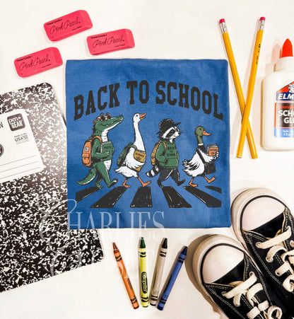 Back to school animals