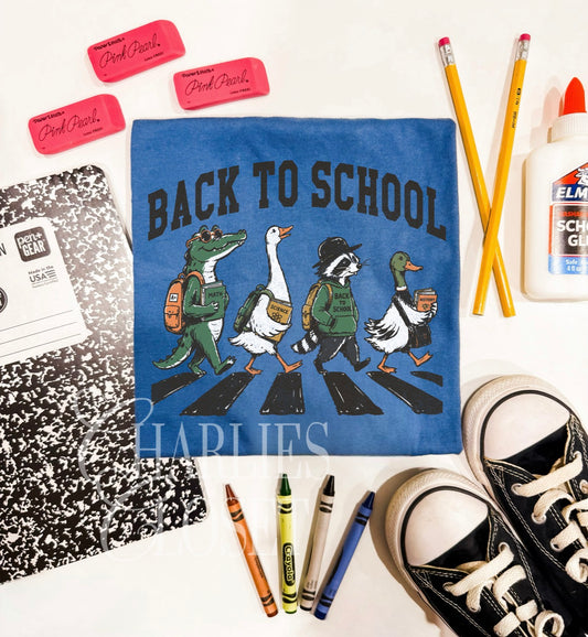 Back to school animals