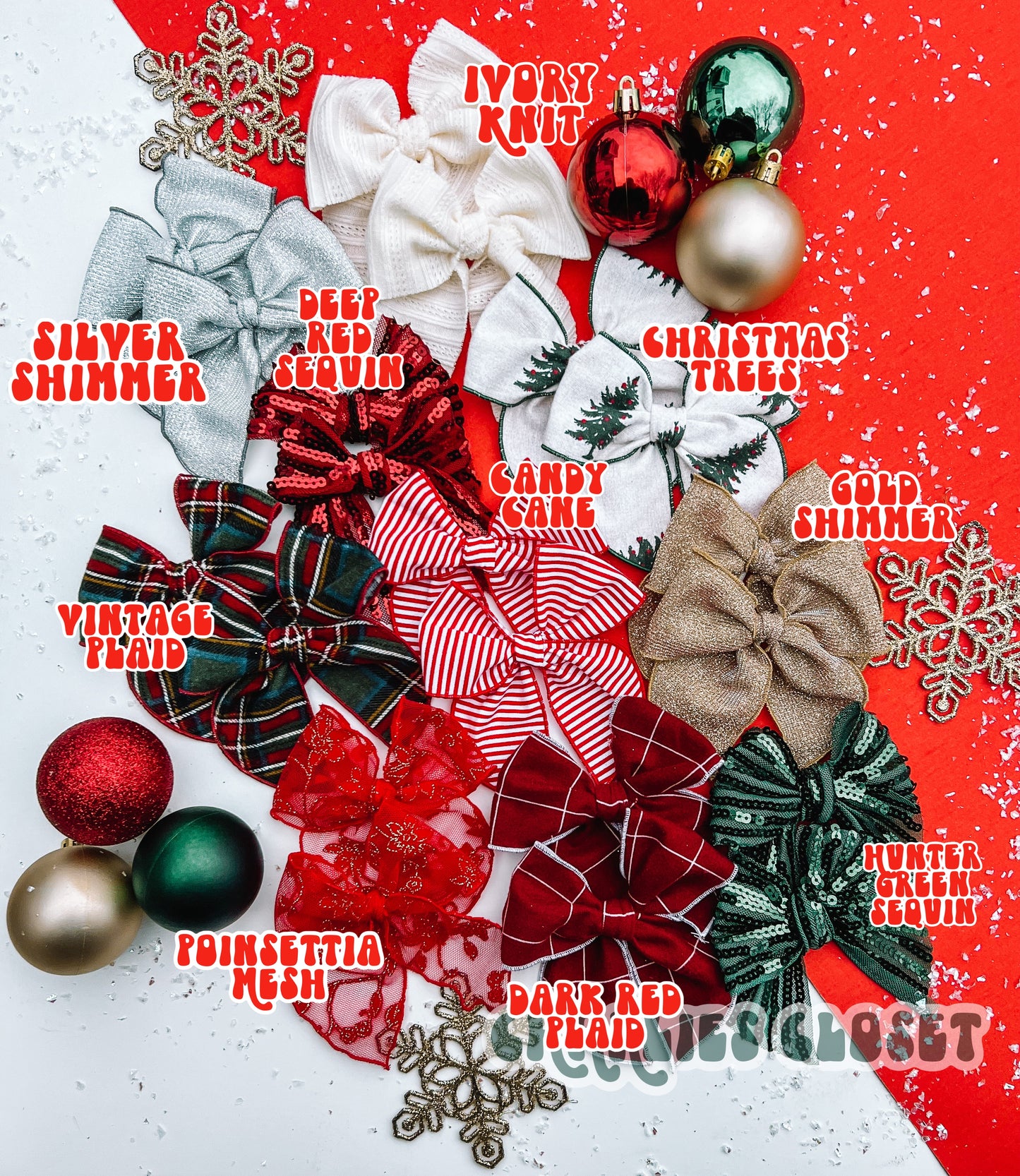 Classic Christmas SAILOR Single Bow