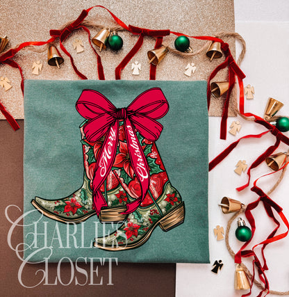 Western Christmas Tees & Pullovers