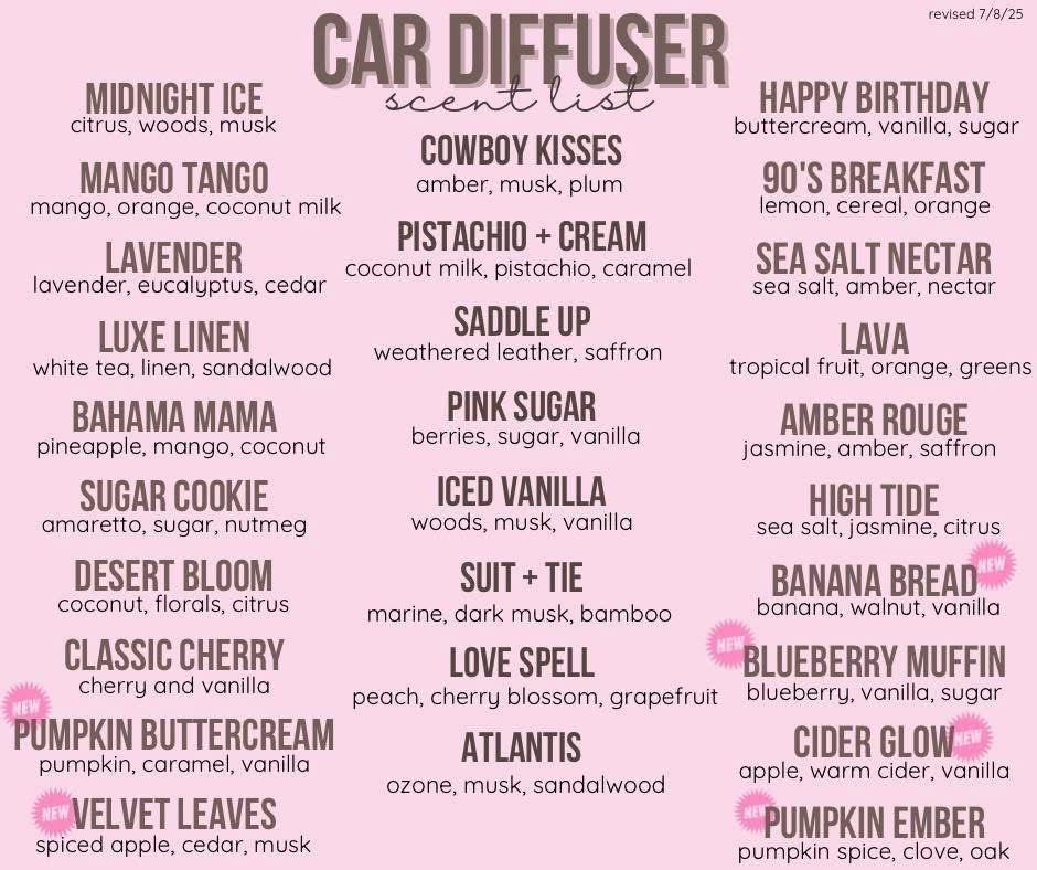 Ready to ship CAR DIFFUSERS