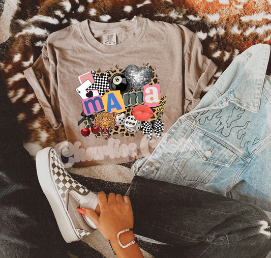 Dice lips disco mama