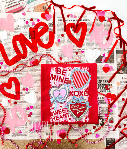 Happy Valentines day hearts