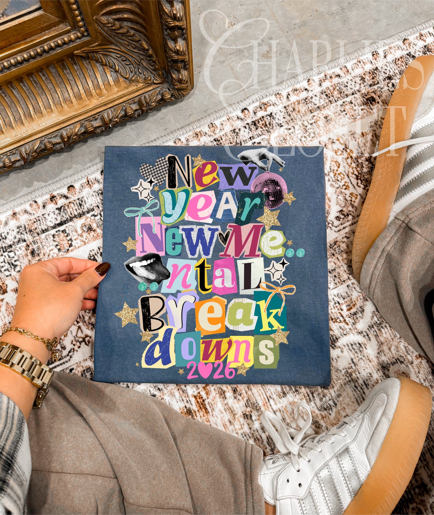 Blocky colorful New Year New Mental Bs