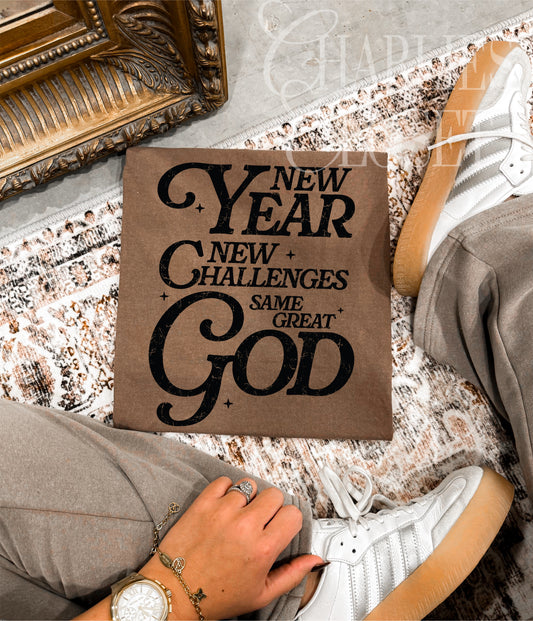 New Year New Challenges (Black Font)