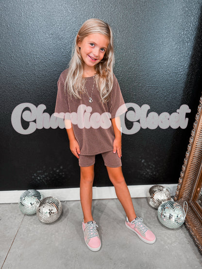 KIDS Oversized Fall Biker Sets