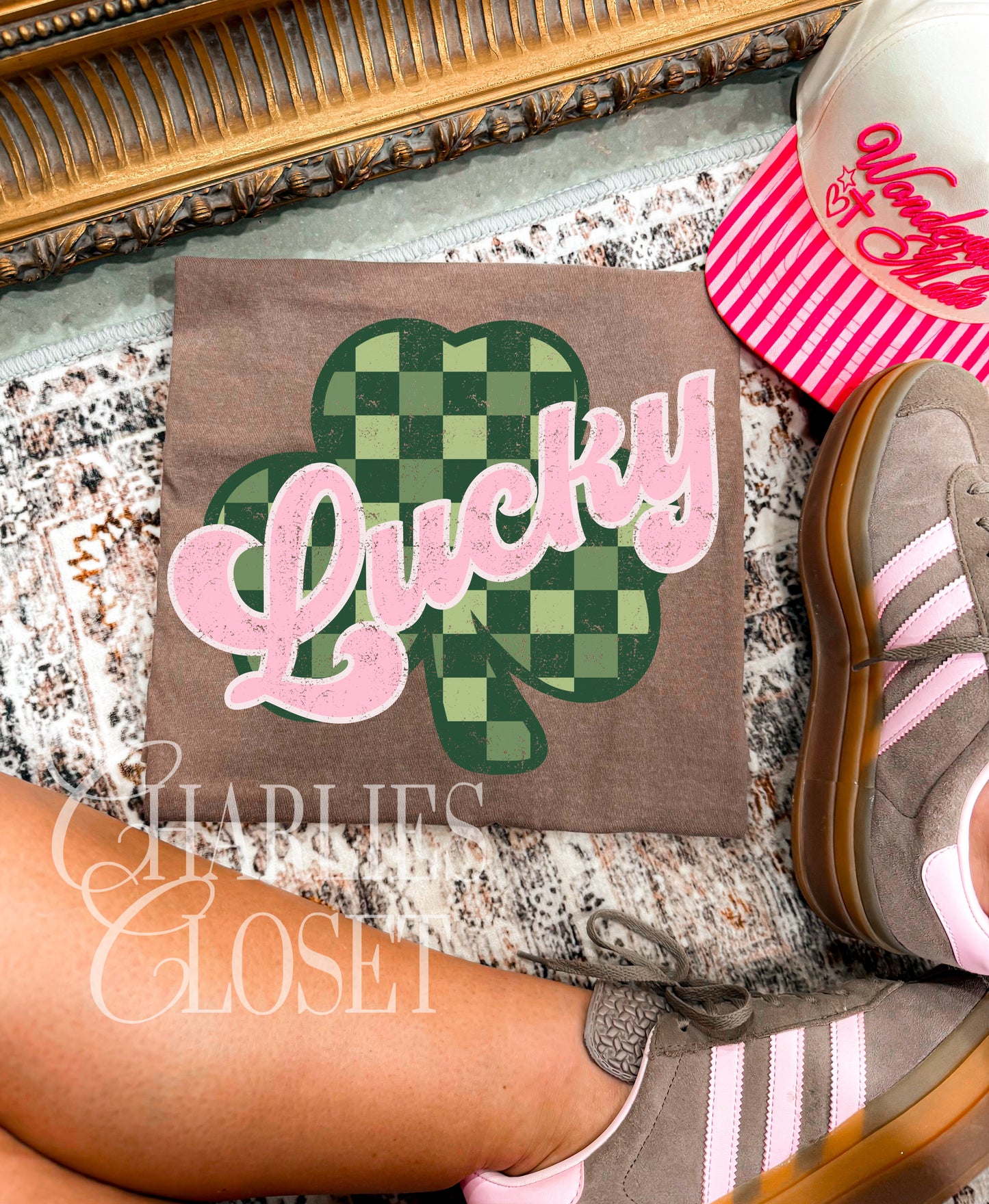 Checkered Lucky Shamrock