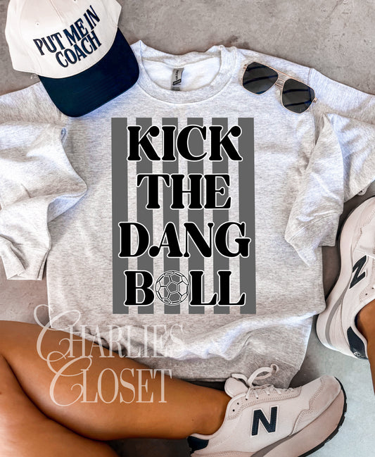 Kick the dang soccer ball