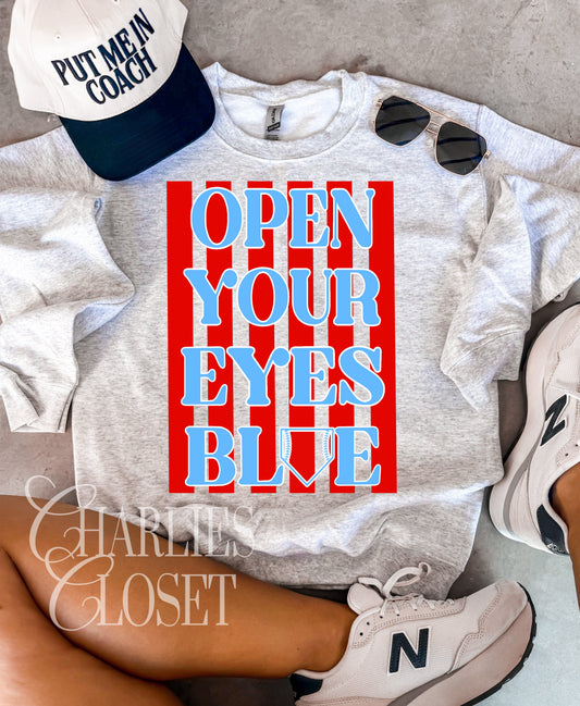 open your eyes blue