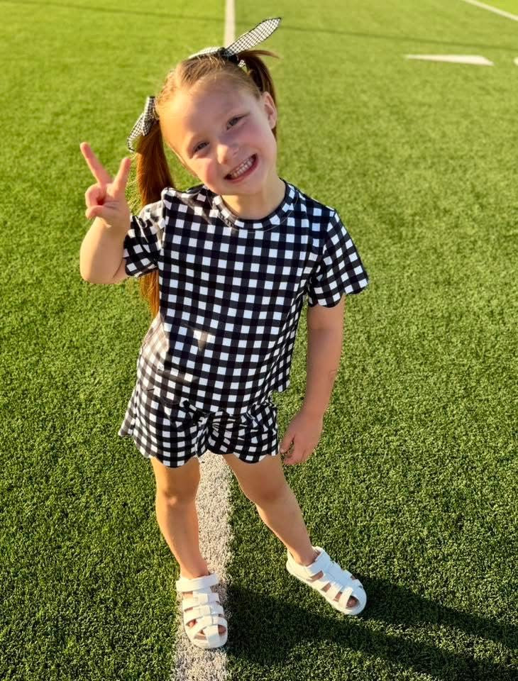 Scalloped Gingham Game Day Sets *PRE ORDER*