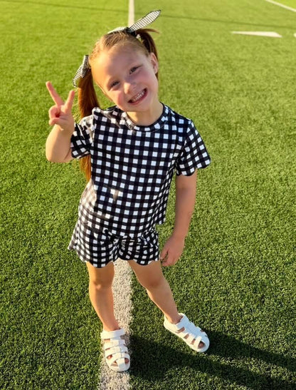 Scalloped Gingham Game Day Sets *PRE ORDER*